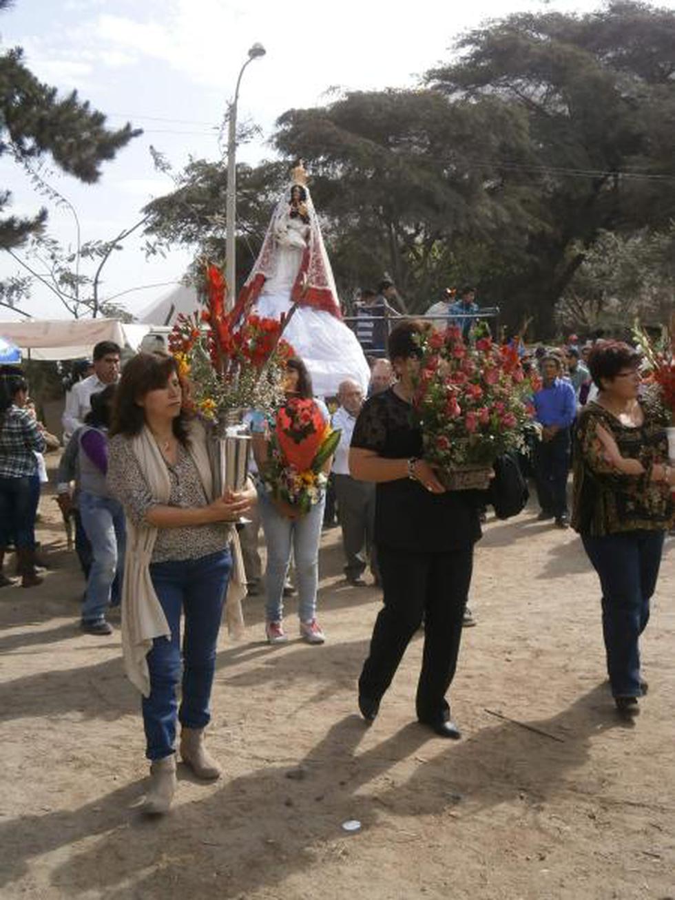 Chorunga y su patrona