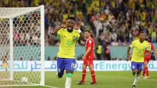 Brasil vs. Suiza: un lujo de Vinicius Junior que no subió al marcador por posición adelantada (VIDEO)