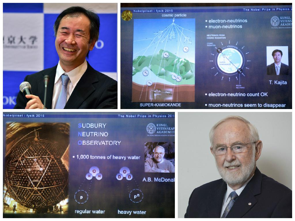 Nobel de Física para un japonés y un canadiense por su descubrimiento sobre los neutrinos