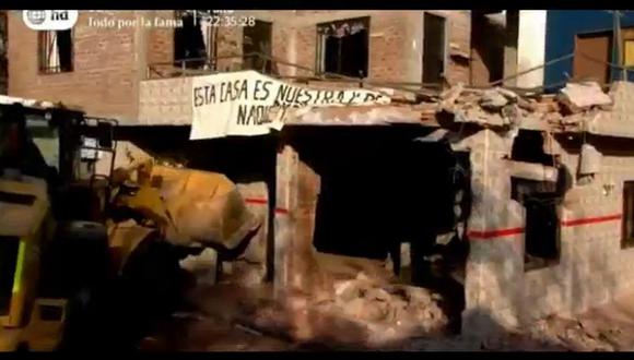 Final Al Fondo Hay Sitio: Miguel Ignacio desalojó a los Gonzales y demolió la casa