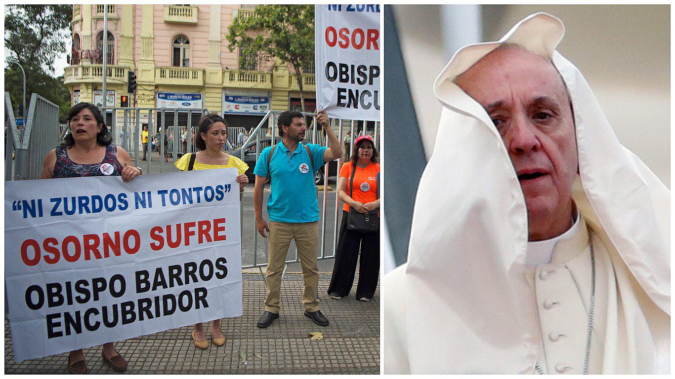 Para Francisco en Chile: Exigen destitución de obispo que habría encubierto abusos sexuales