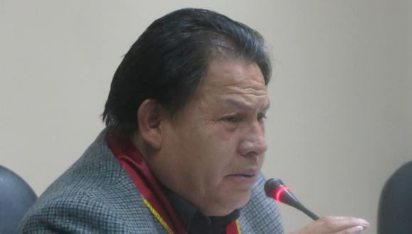 Vicepresidente del Consejo Regional de Huancavelica, Fernando Clemente