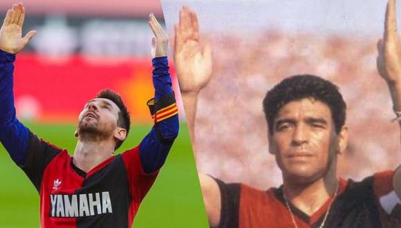 La nueva despedida de Lionel Messi a Diego Maradona. (Foto: Instagram)