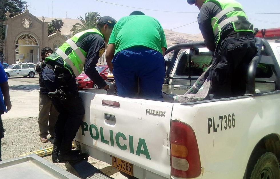 Cadáver de "Gordo Julio" es trasladado a la morgue de Tacna para la autopsia