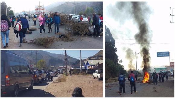 Maestros bloquean principales vías de acceso y salida del Cusco (FOTOS) 