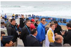 ​Yeni Vilcatoma cuestionó presencia de Martín Vizcarra en la final de surf de Lima 2019