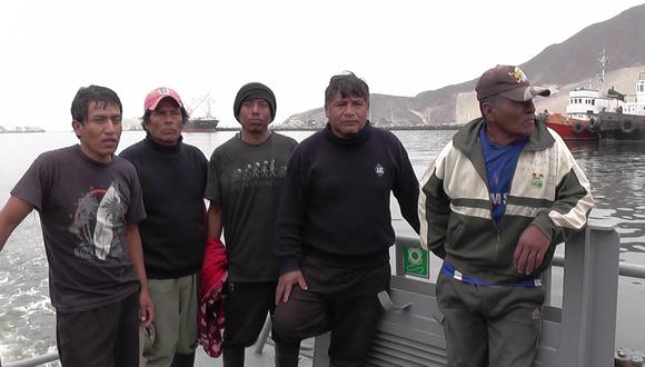 Chimbote: Rescatan a cinco tripulantes desaparecidos en mar 