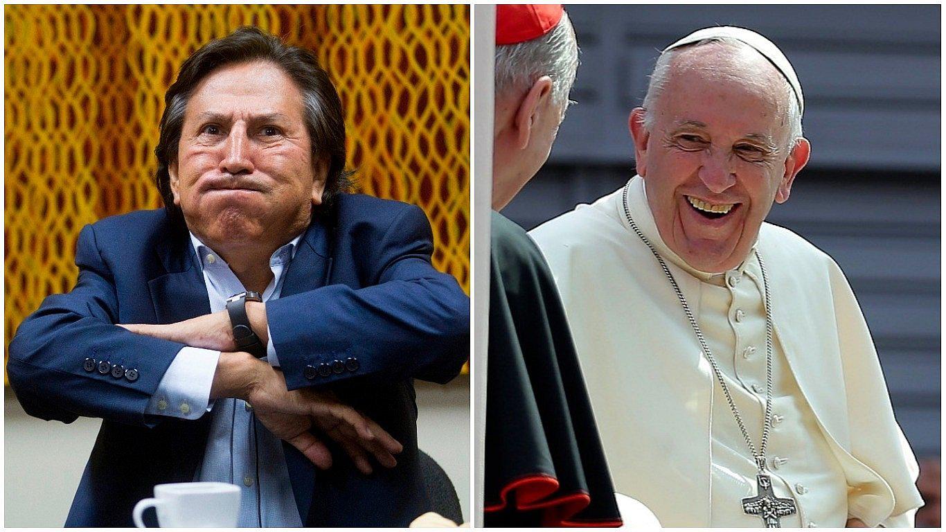 Papa Francisco tilda a Alejandro Toledo de expresidente preso (VIDEO)