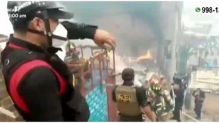Incendio consumió viviendas del AA. HH. Laderas de Chillón, en Puente Piedra (VIDEO)
