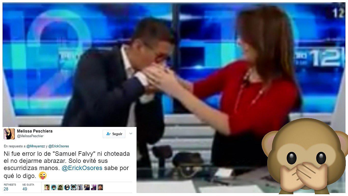 Melissa Peschiera y Erick Osores: Intercambian mensajes por Twitter y dicen esto en vivo (VIDEO)