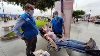 Campaña de donación de sangre se realizó en Trujillo y Virú 