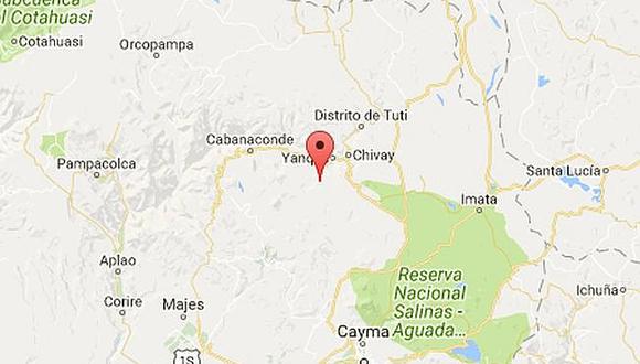 Arequipa: sismo de 3.2 grados se registró en Maca