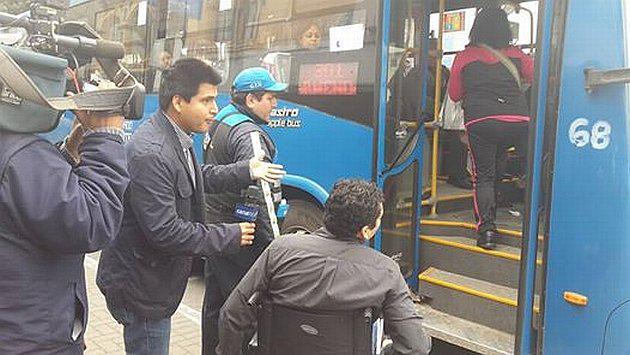 ​MIMP: Personas con discapacidad severa no pagarán pasaje en transporte público
