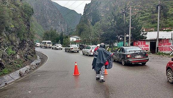 ​Carretera Central: Disponen cierre de tramo que va desde Chaclacayo hasta La Oroya