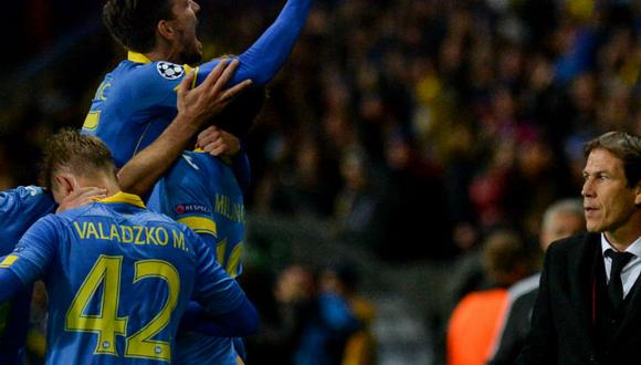Champions League: Alexei Ríos jugó en la victoria del BATE Borisov ante la Roma