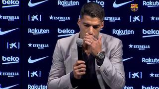 El llanto de Luis Suárez en su despedida del FC Barcelona (VIDEO)