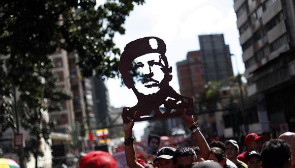 Seguidores de Chávez se concentran en el centro de Caracas