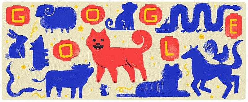 ​Google celebra el Año Nuevo Lunar 2018