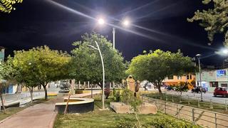 Inauguran moderna iluminación led en Paseo Yortuque de Chiclayo