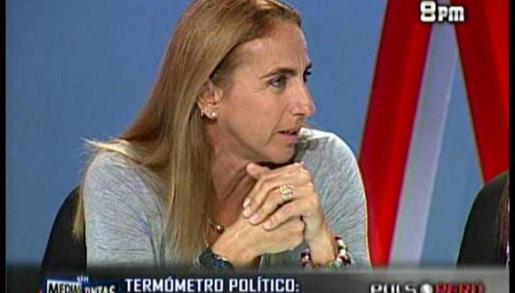 Natalia Málaga: "Desapruebo totalmente a Ollanta Humala"