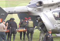 Restos de Giacomo Boccoleri fueron trasladados a Lima en helicóptero (FOTOS y VIDEO)