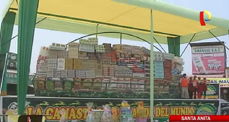 ​Mercado de Santa Anita: Sortearán la canasta navideña "más grande del mundo"