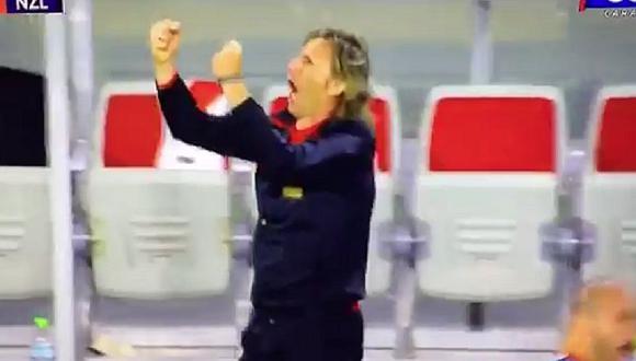 Perú vs Nueva Zelanda: Así celebró Ricardo Gareca goles de selección peruana (VIDEO)