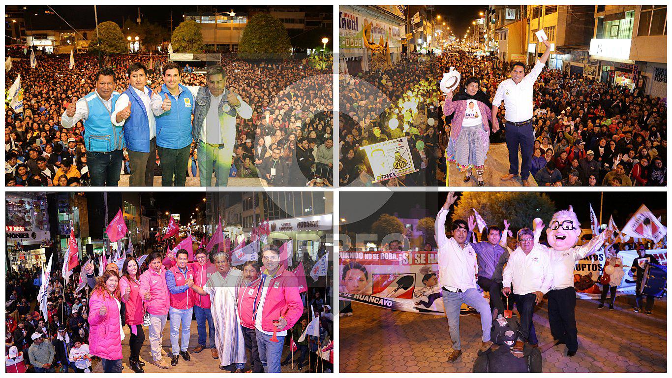 Cierres de campaña: Una fiesta electoral con conciertos, bronca y desorden