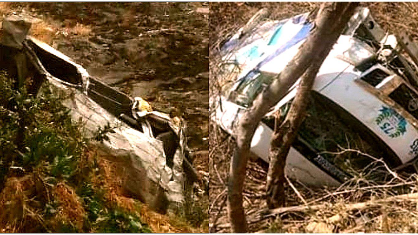 Una combi se despista y deja cuatro fallecidos en Usquil 