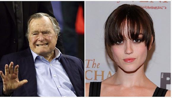 George Bush padre pidió disculpas a actriz que lo culpó de acosarla sexualmente