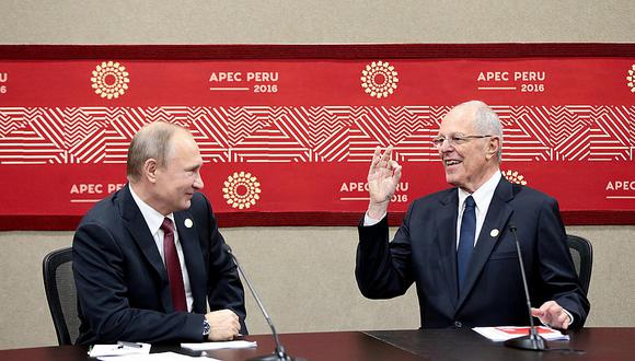 APEC 2016: PPK sostuvo una reunión bilateral con Vladimir Putin (FOTOS)