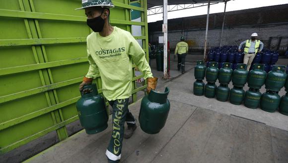 Precio del balón de gas sigue en niveles altos. (Foto: Jorge Cerdan/@photo.gec)