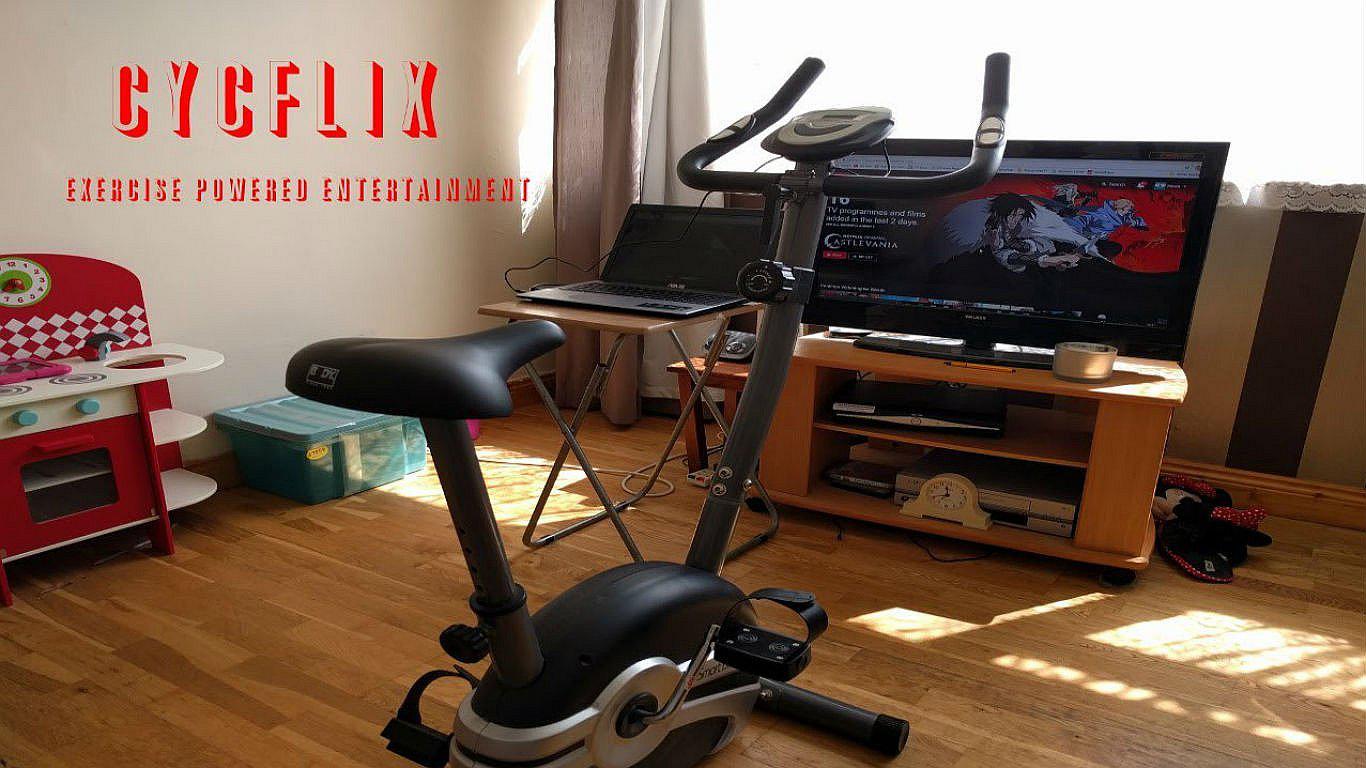 Cycflix: La bicicleta que combina tus series favoritas con el ejercicio