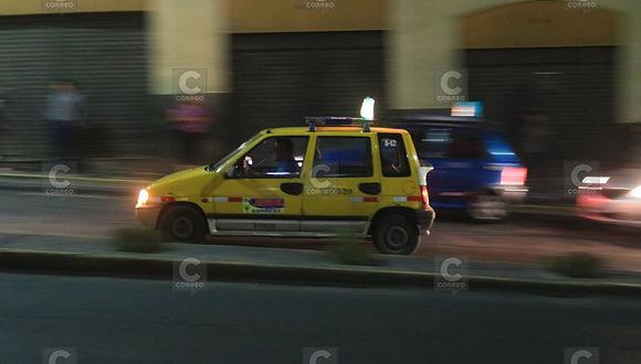 Falsos taxistas atacaron a dos personas durante el fin de semana en Arequipa