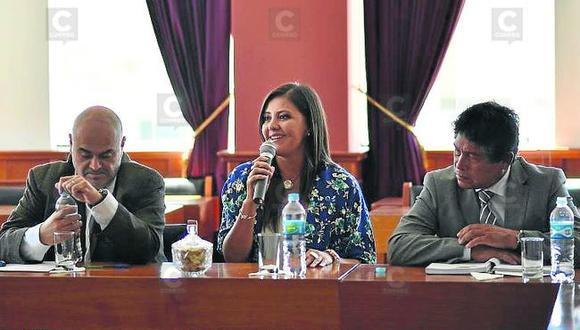 Yamila Osorio se muestra optimista en conseguir aportes de Cerro Verde