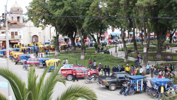 Concepción: Mototaxistas hacen plantón en comuna