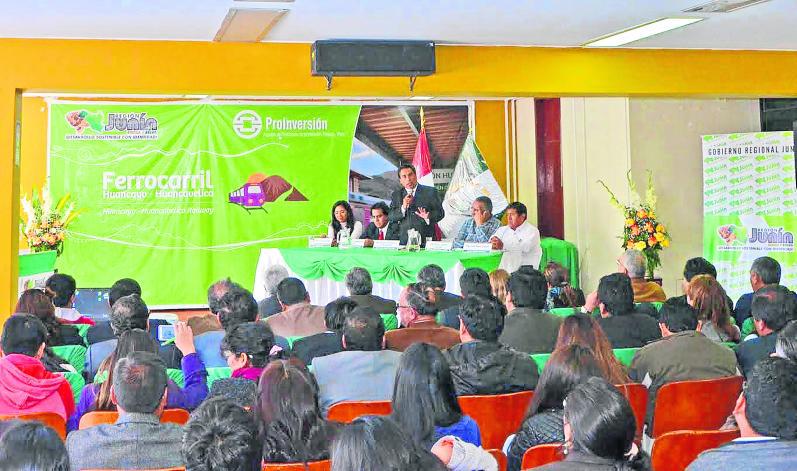 Nuevo tren macho llegará a Huancavelica en menos de 3 horas