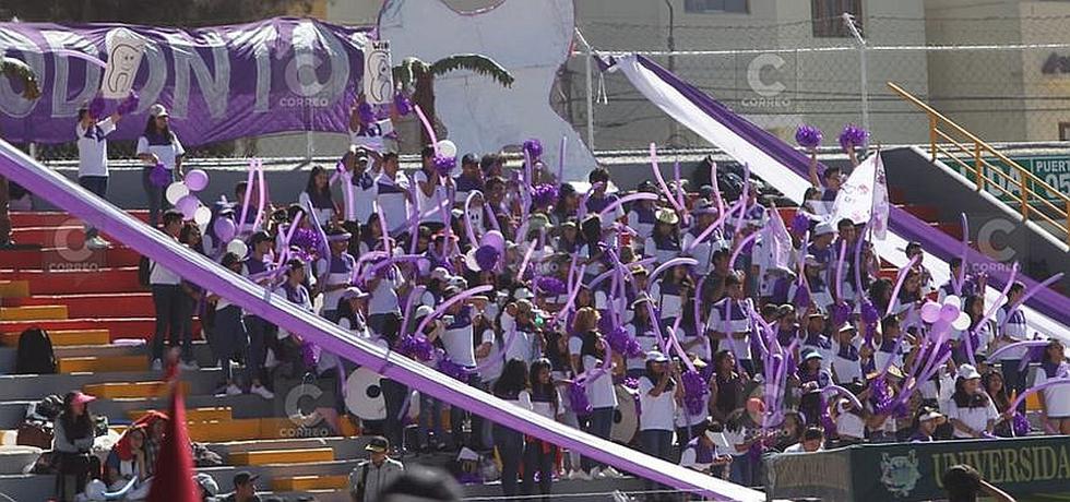 Inauguran los Juegos Cachimbo de la Universidad Católica  de Santa María  