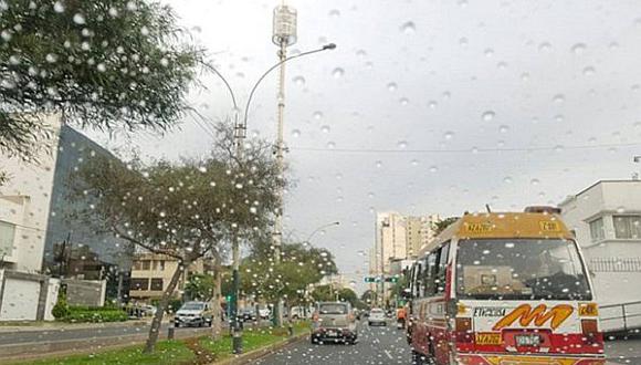 ​Lluvia de ligera intensidad volvió a registrarse esta mañana en Lima