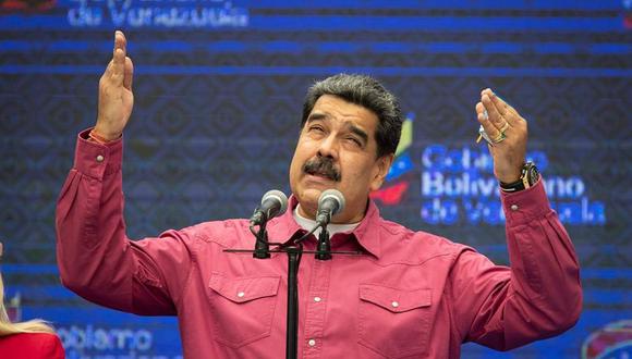 El presidente de Venezuela, Nicolás Maduro, se pronuncia sobre situación en Estados Unidos. (EFE/ Rayner Peña).