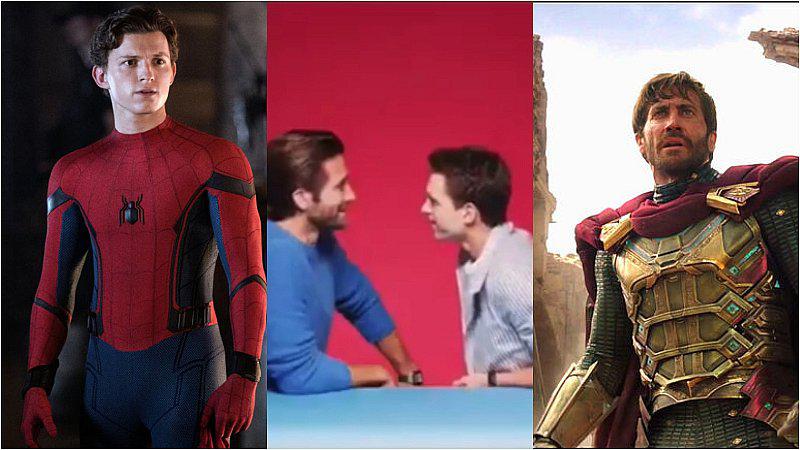 Tom Holland y Jake Gyllenhaal sorprenden con “tierno beso” en una entrevista (VIDEO)