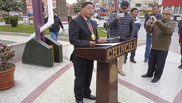 ​Concejo pide suspensión de alcalde de Chincha