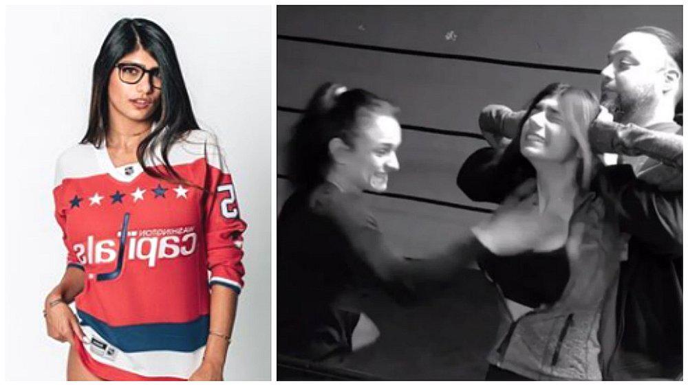 ​Mia Khalifa recibió fuerte golpe de una luchadora y queda al borde de las lágrimas (VIDEO)