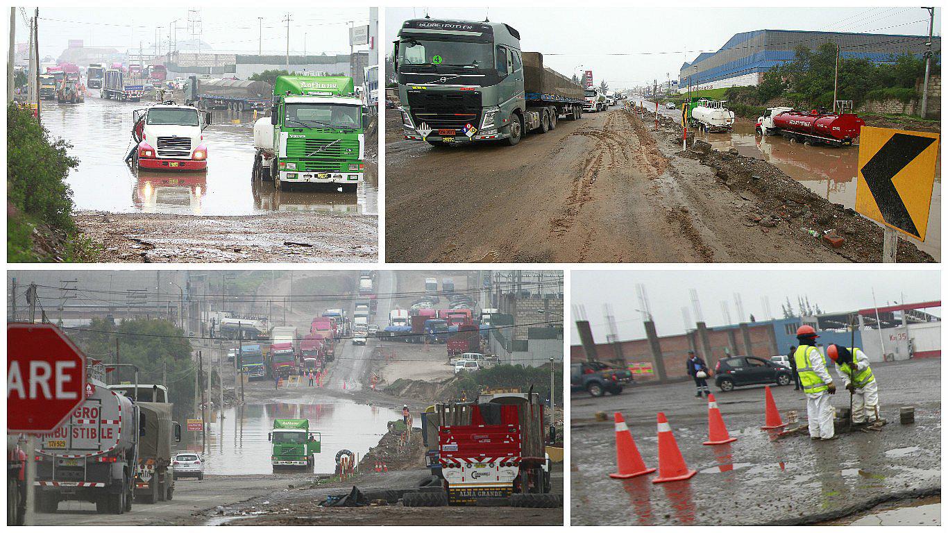 Calles de Arequipa colapsan por las lluvias