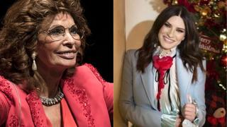 Laura Pausini recibe el cariño de Sophia Loren por su nominación al Oscar  