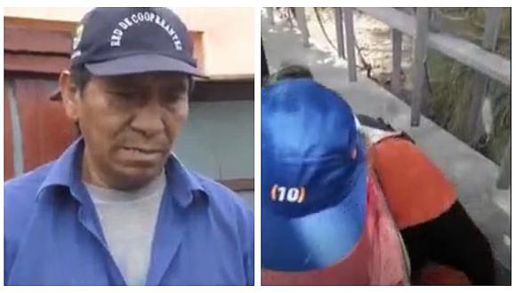 Detienen a sujeto por obligar a pedir limosna a anciana en Santa Anita (VIDEO)