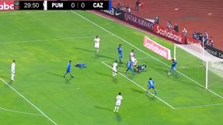 Salvó el arco de Cruz Azul: Luis Abram impidió el gol de Pumas