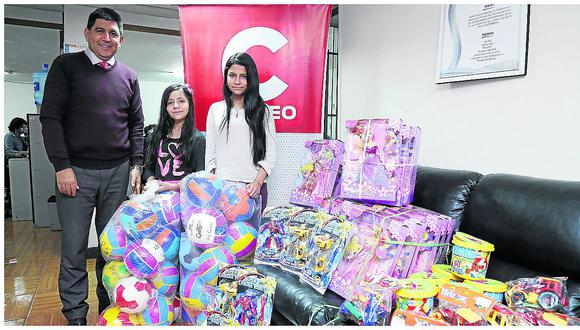 Campaña navideña: ​Hijas de alcalde gastaron sus ahorros para regalar a niños de Anapiari 