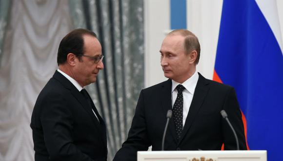 Vladimir Putín acepta colaborar con Francia y coalición de EE.UU.