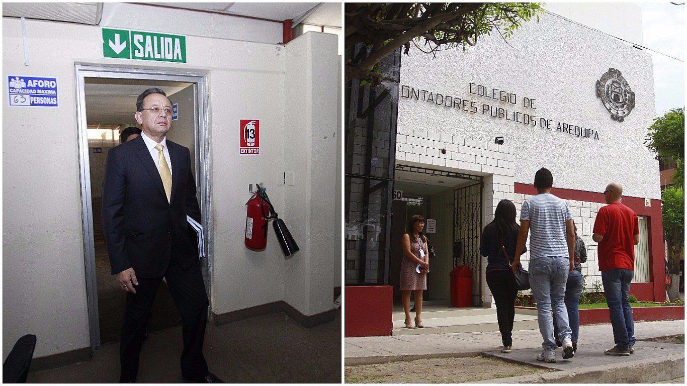 ​Edgar Alarcón: Colegio de Contadores evalúa la colegiatura del contralor 